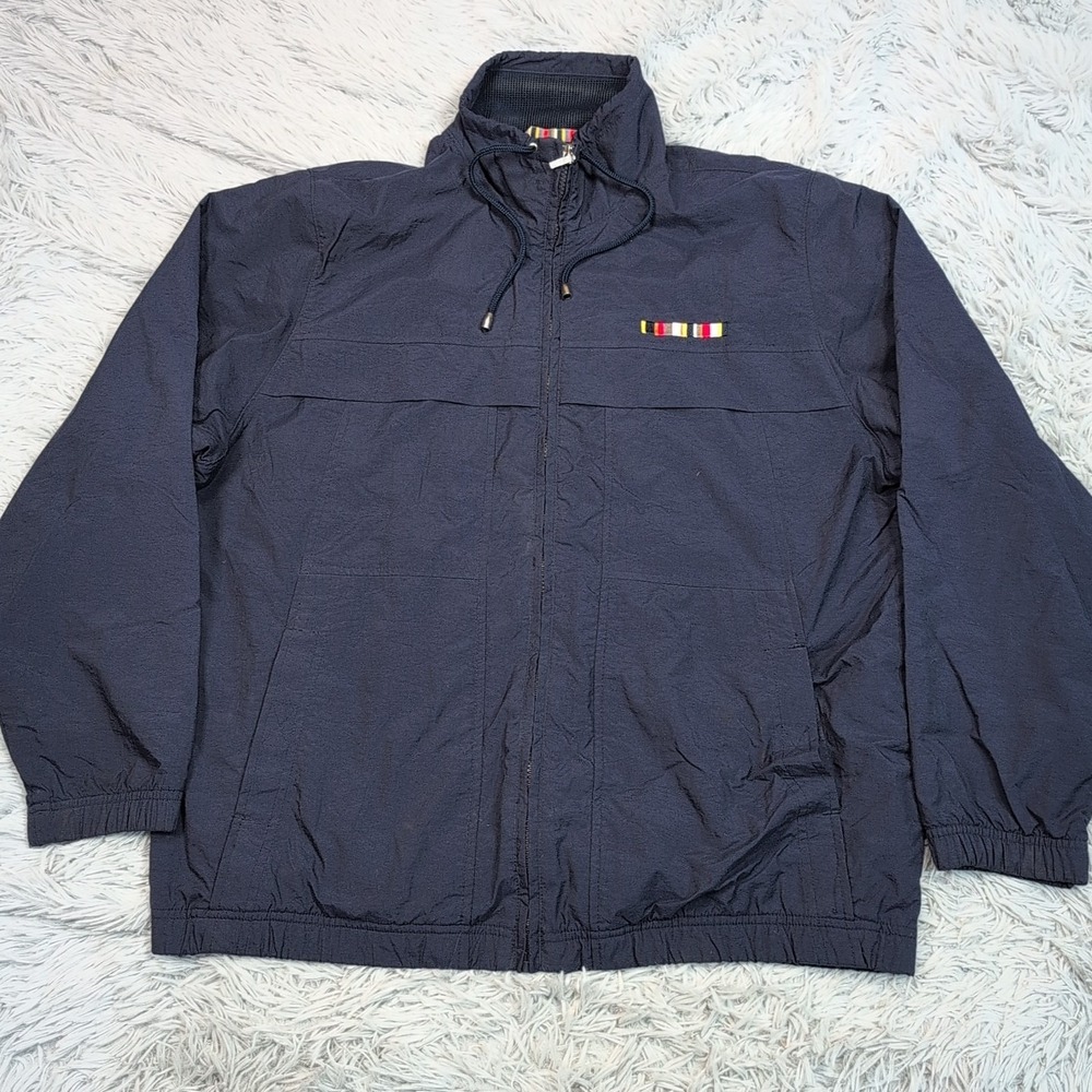 Vintage Catalina Jacket Womens L Blue Golf Pockets Casual Windbreaker Comfort